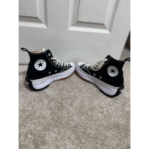 Converse Run Star Hike High Top Platform Black Size US Women’s 9, Men’s 7.5 EUC - Picture 6 of 9